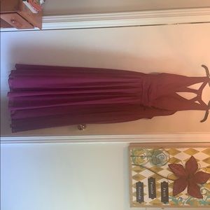 Azazie Sangria dress, size 20